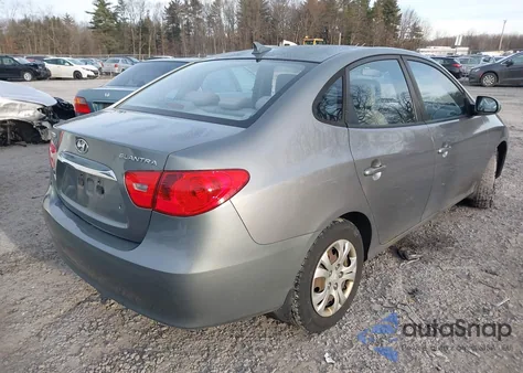2010 Hyundai Elantra Gls from USA, damaged, VIN KMHDU4AD9AU908595